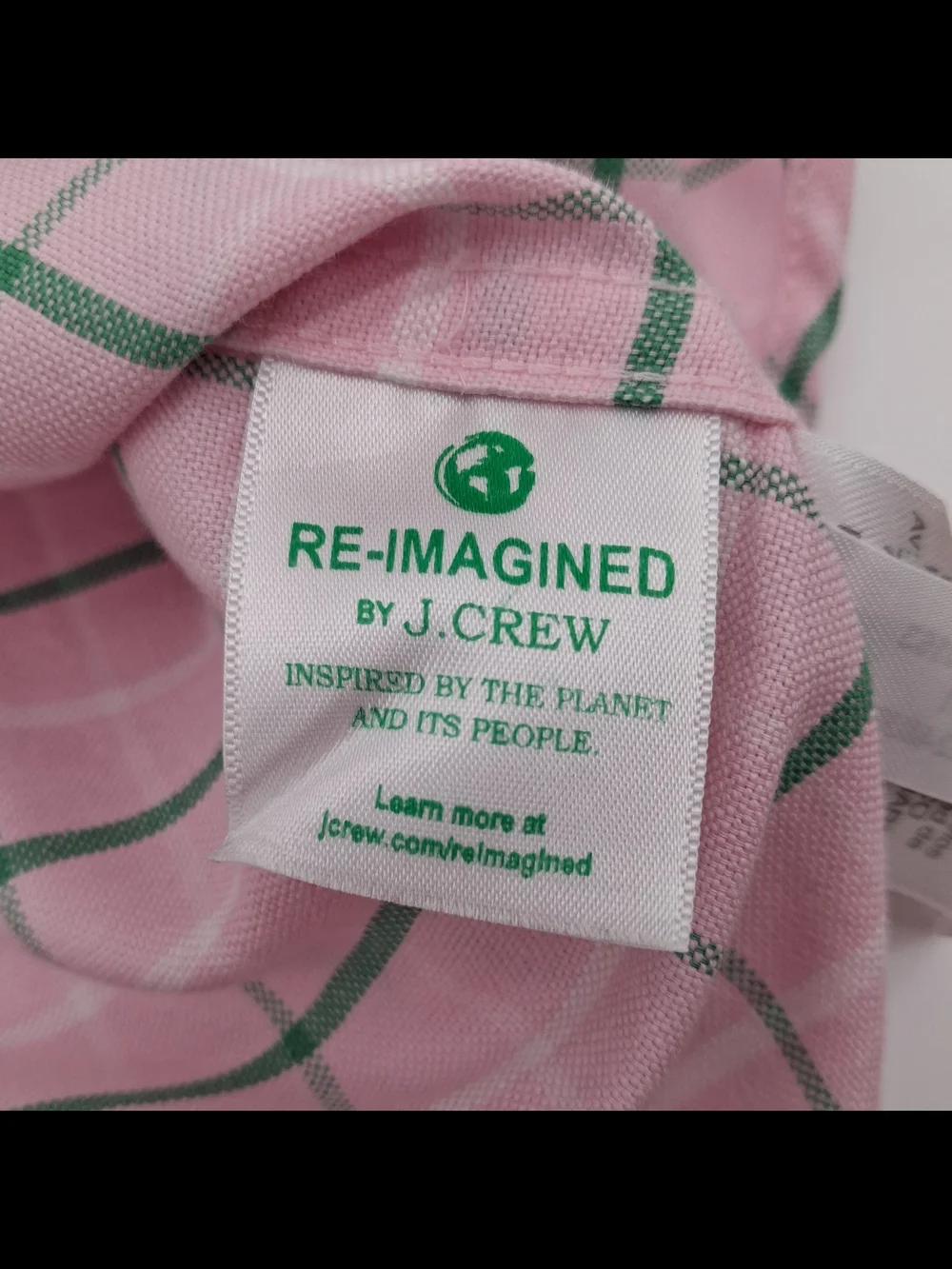 J.Crew Slim Pink Windowpane Button-Down Shirt